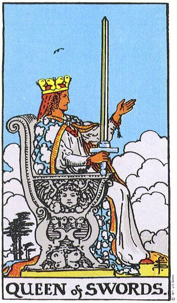 Queen of Swords — Upright and Reversed in Detail